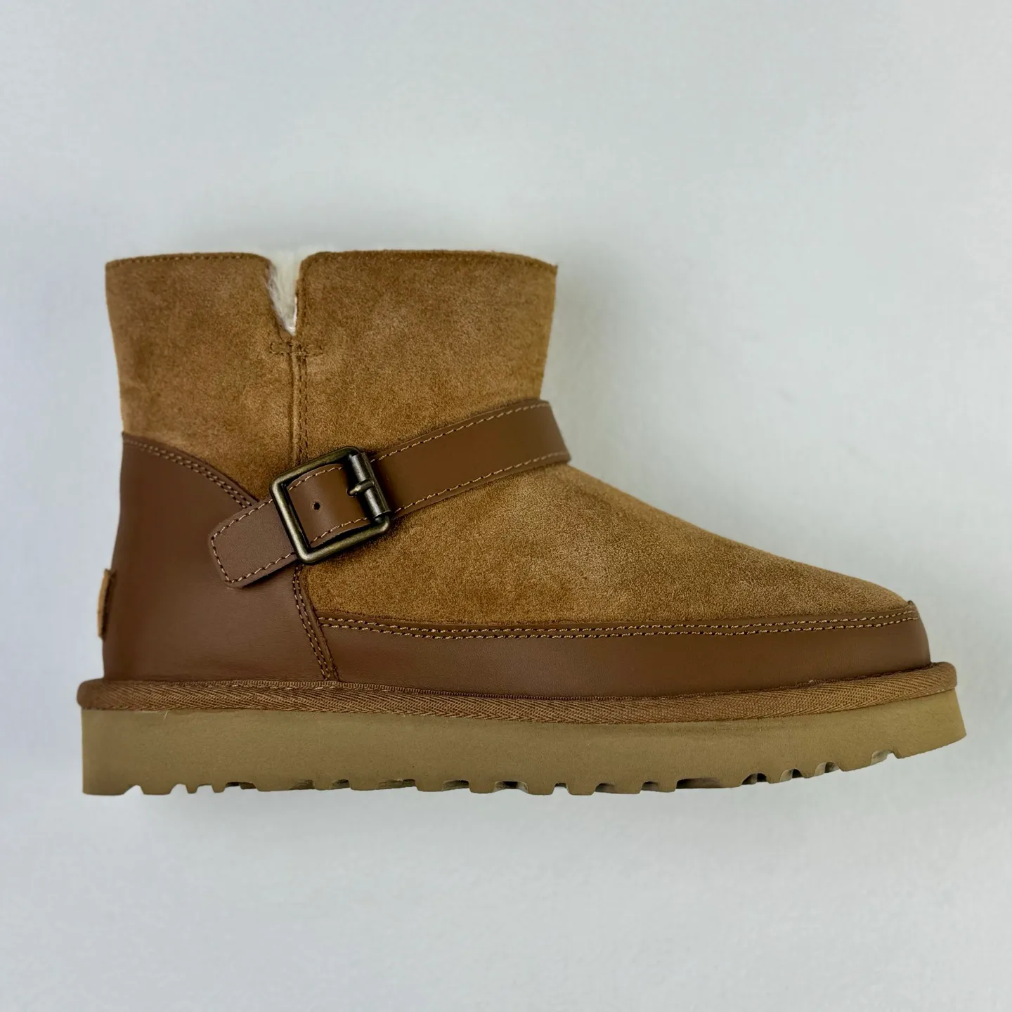 Guangzhou top version ❗ Local 💰560 UGG Classic Novelty cow split leather, warm, simple and versatile, snow boots for women